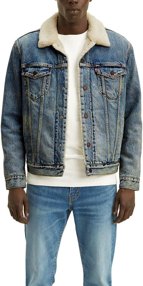 Levi's Men's Sherpa Trucker Jacket (Also Available in Big & Tall) | Amazon (US)