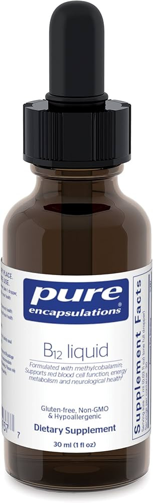 Pure Encapsulations B12 Liquid | 1,000 mcg Vitamin B12 (Methylcobalamin) Supplement to Support Ne... | Amazon (US)