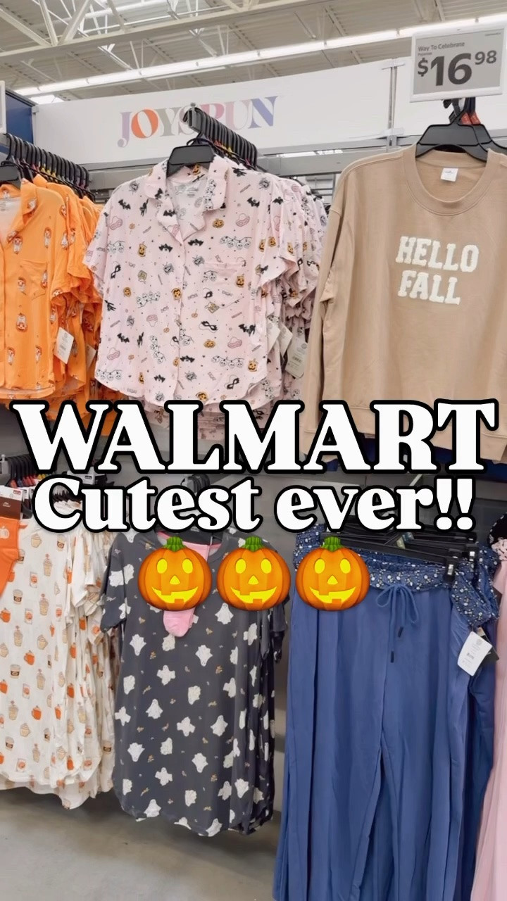Omggg the cutest pjs ever & so soft too!!! 🙌🎃

Fall 
Halloween
Joyspun
Pjs
Sets
Lounge 

#walmartpartner #walmartfashion #pjsallday #fallstyle #affordablefashion