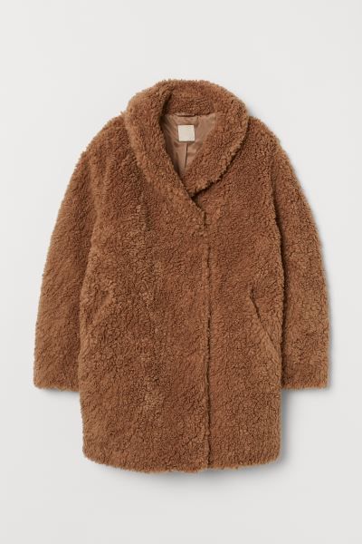 Faux Fur Teddy Bear Coat | H&M (US + CA)