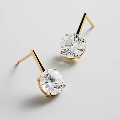 Kim 14K Gold Drop Earrings | BaubleBar