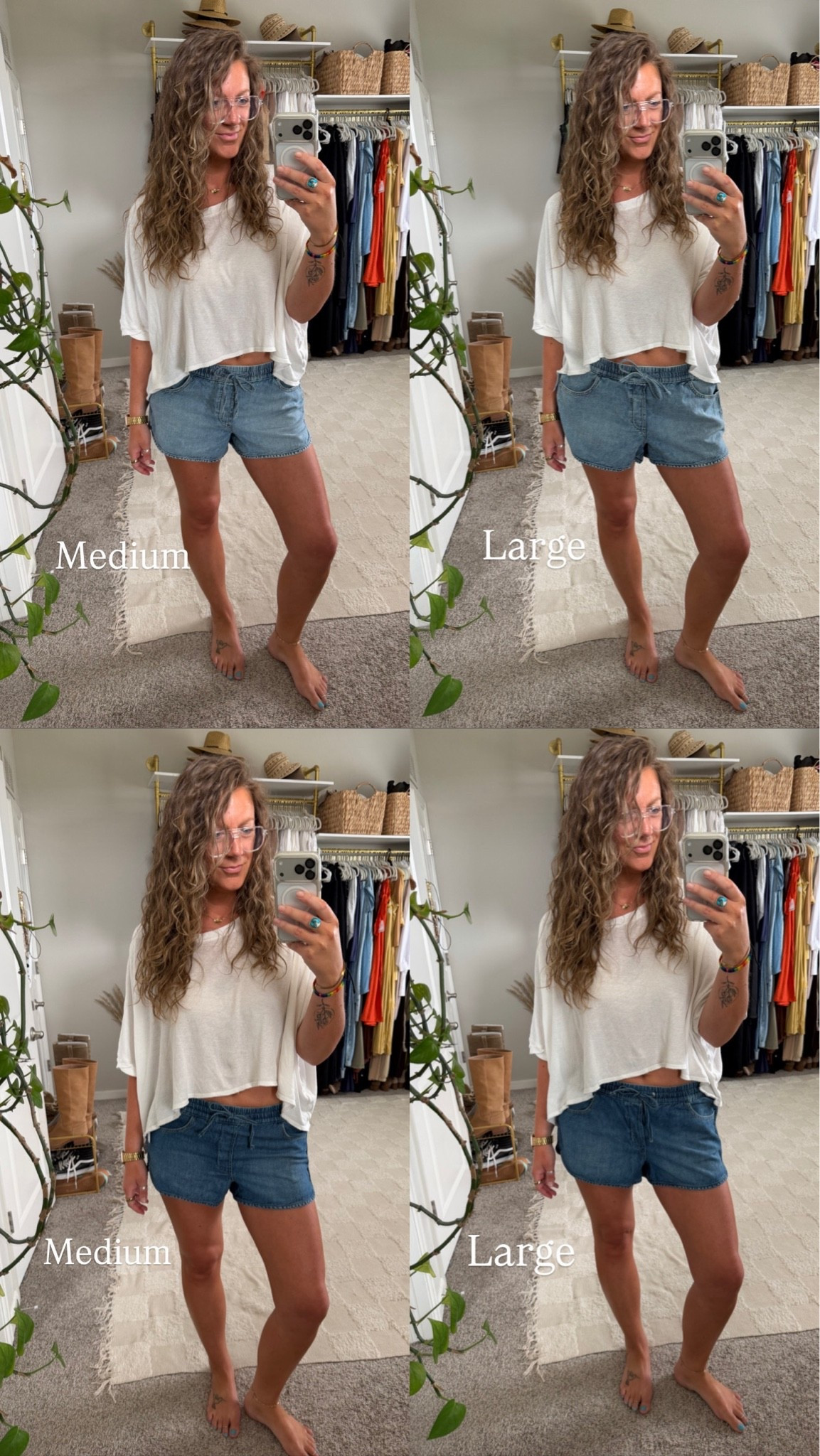 Large tee (US & CA links saved for shorts )

#LTKTall #LTKOver40