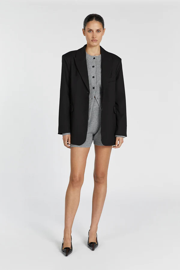 AXEL SILVER CASHMERE BLEND CARDIGAN | DISSH