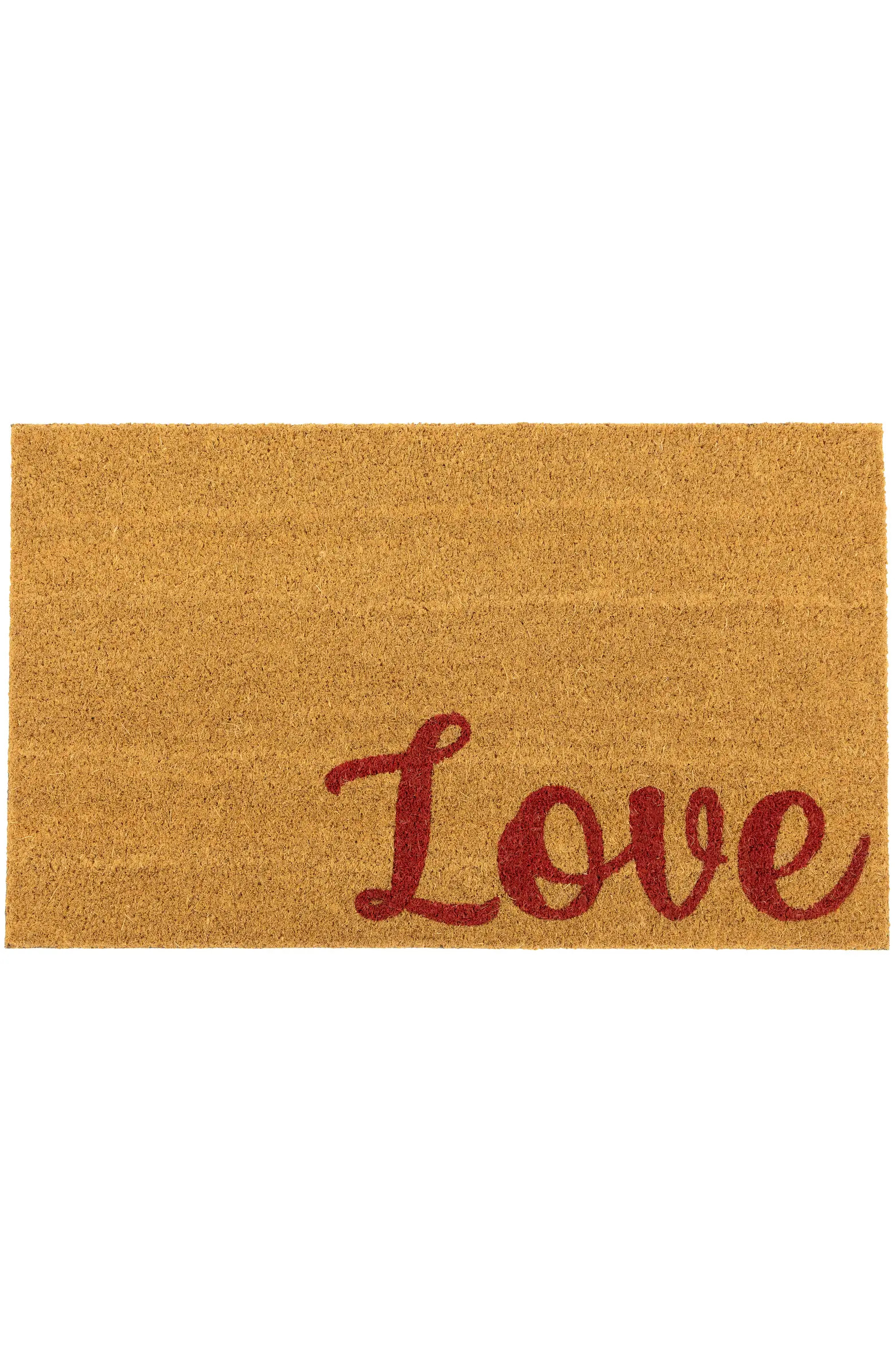 Natural Coir "Love" Outdoor Doormat 18" x 30" | Nordstrom