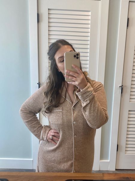 My cousin gifted me the coziest pajama dress as her bridal party gift, and I have worn this thing almost every day since. You absolutely need this for Fall and Winter--best part is it’s under $50 on Amazon! 

#LTKfindsunder50 #LTKxPrime #LTKSeasonal
