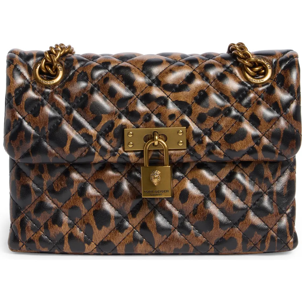 Kurt Geiger London Mini Brixton Leather Crossbody Bag in Open Brown at Nordstrom Rack | Nordstrom Rack