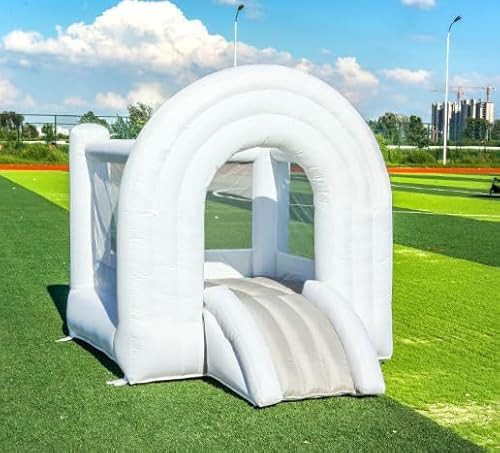 Bounce House, White Bounce House with Slide,Toddler Bouncy House with Blower for Indoor/Outdoor, Ideal Gifts for Kids | Amazon (US)