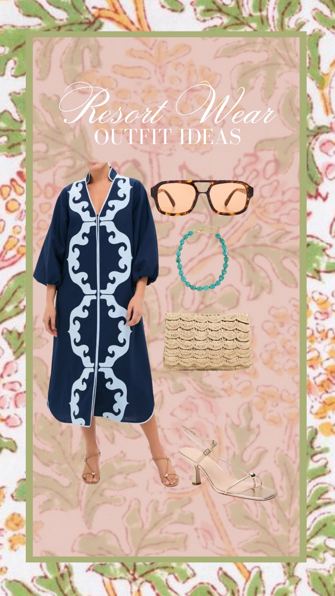 Resort wear outfit idea!

Beach vacation // summer // resort wear
