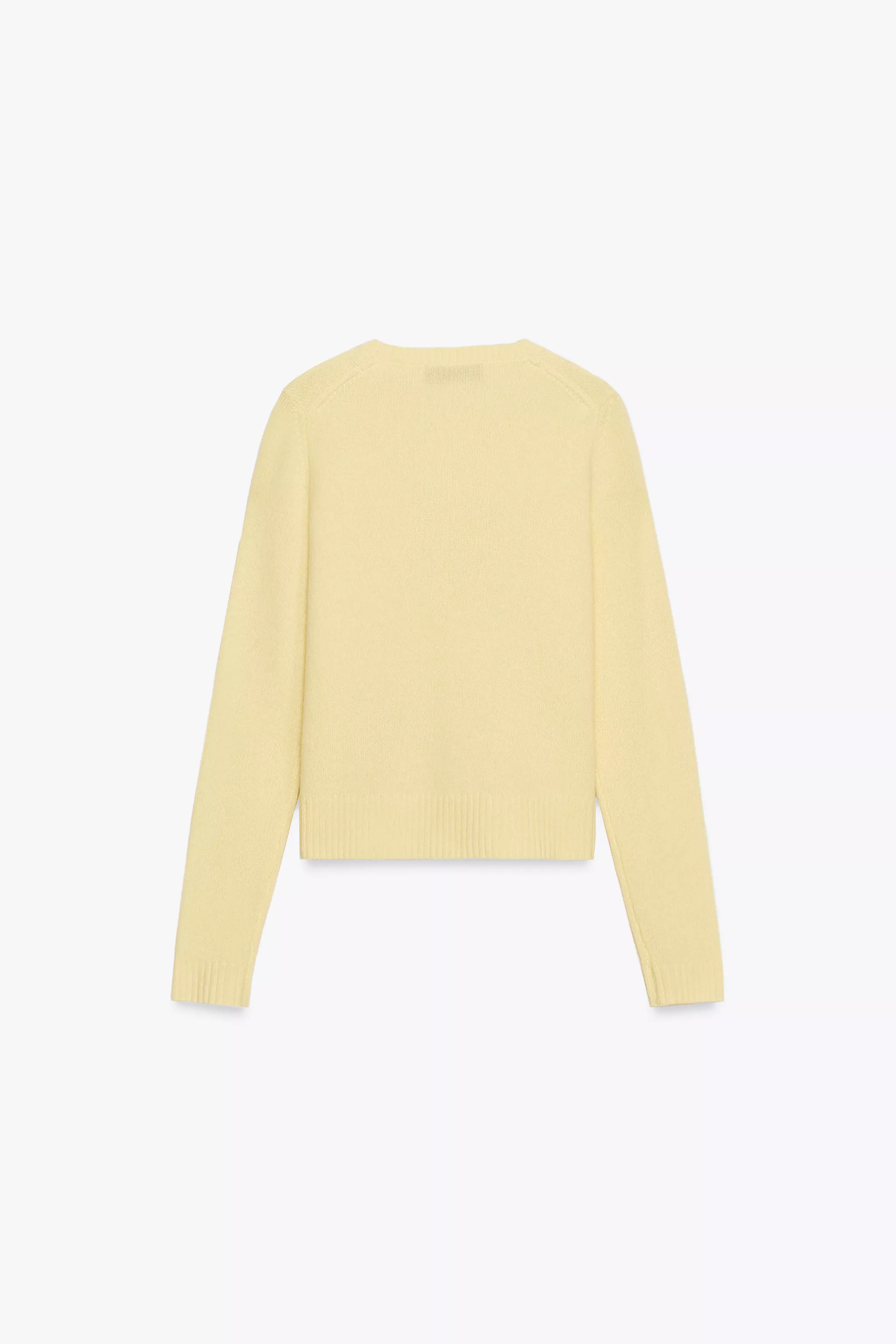 100% WOOL BASIC SWEATER | Zara Canada