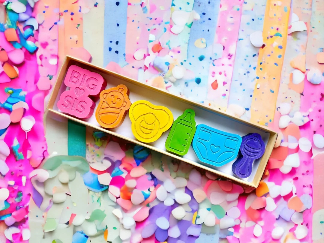 Big Sister Crayons Big Sister Announcement Gift New Baby Announcement Gift New Sibling Gift Gifts... | Etsy (US)