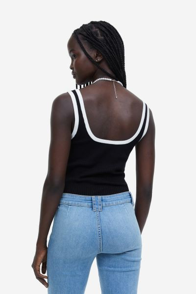 Rib-knit Tank Top | H&M (US + CA)