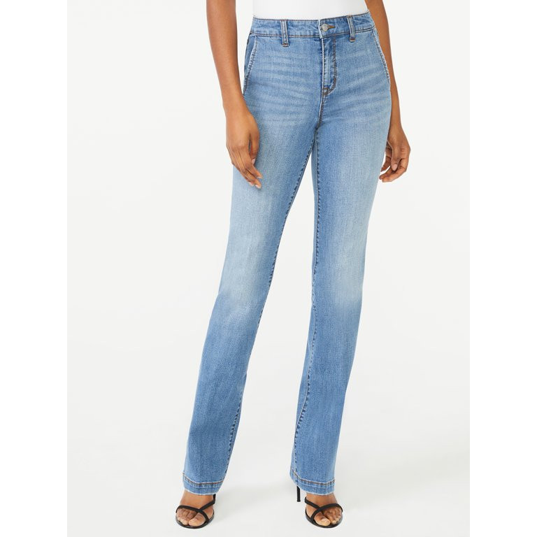 Scoop Women's Memphis Slim Fit Trouser Jeans | Walmart (US)