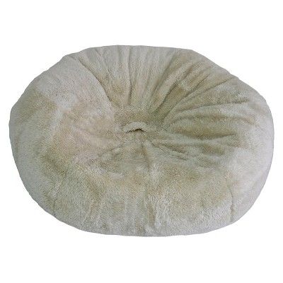 XL Fuzzy Bean Bag Cream - Pillowfort™ | Target