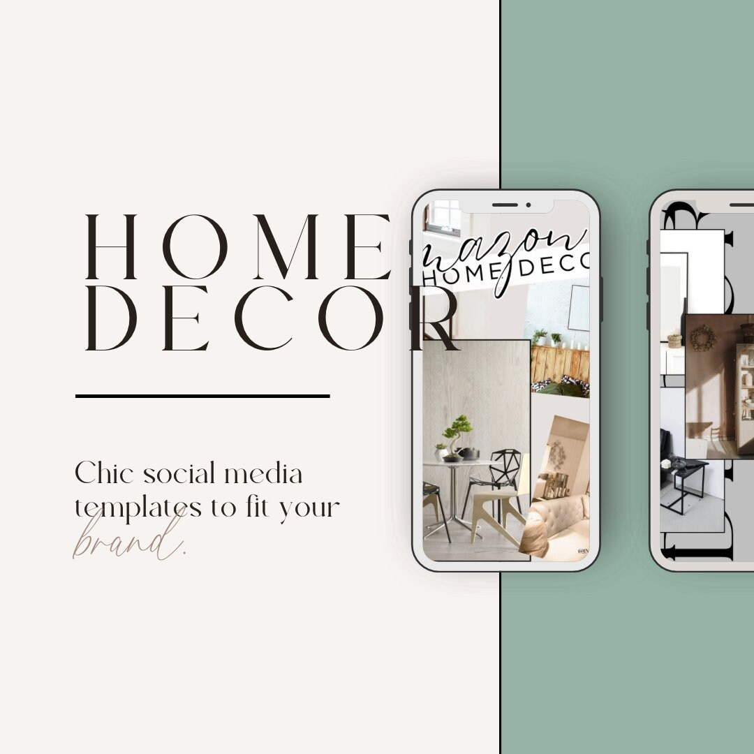 Ltk/instagram Home Decor Templates Canva 60 Ct. - Etsy | Etsy (US)