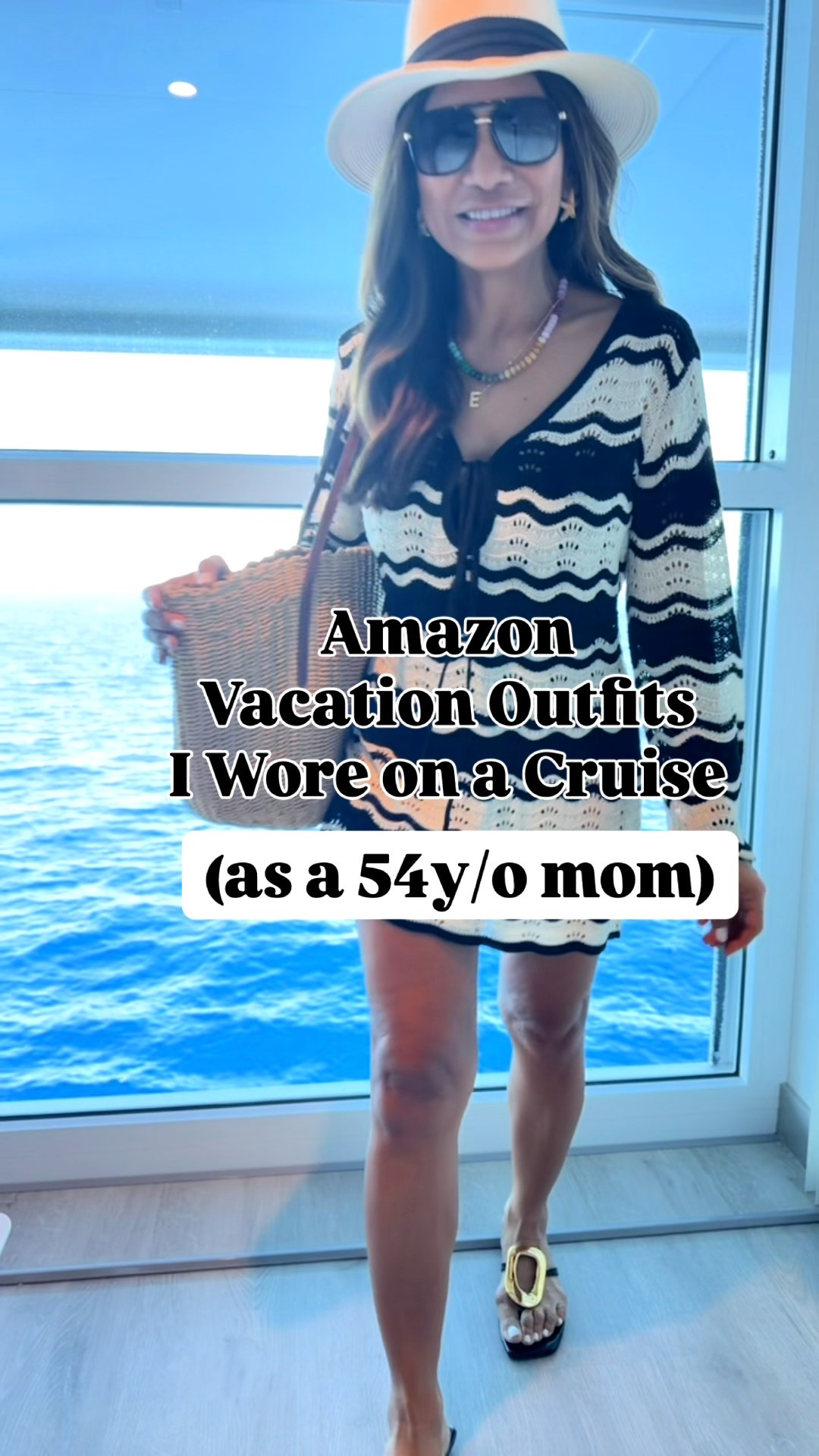 I’m 5’2” 118#ish for reference 
Amazon outfits I wore on a cruise.
All one piece swimsuits in small tts.
All dresses in small tts.
All swim coverups in small, some sizes are one size only. 
Shorts set all in small tts except the scalloped edges I sized up to medium. 
All sandals fit tts. 
All accessories are linked.
Vacation outfits, cruise outfits, Amazon finds, over 50 style, petite fashion,midlife fashion, affordable fashion, fashion over40 


#LTKSeasonal #LTKOver40 #LTKTravel
