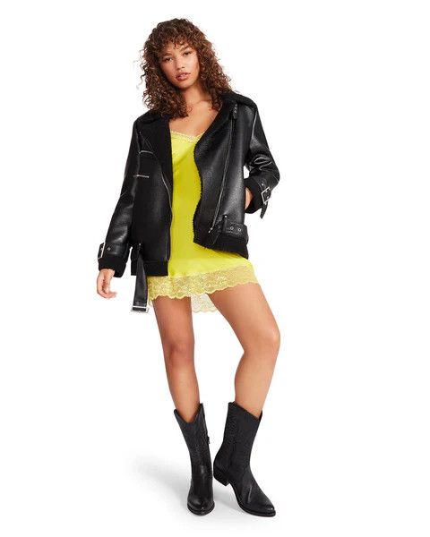 QUINN JACKET BLACK | Steve Madden (US)