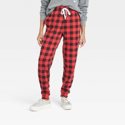 Women's Santa Baby Matching Graphic Plaid Pants | Target