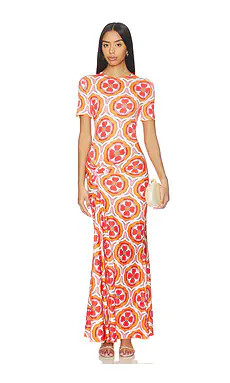 eywasouls malibu Annie Short Sleeve Dress in Pink Retro Radiance from Revolve.com | Revolve Clothing (Global)