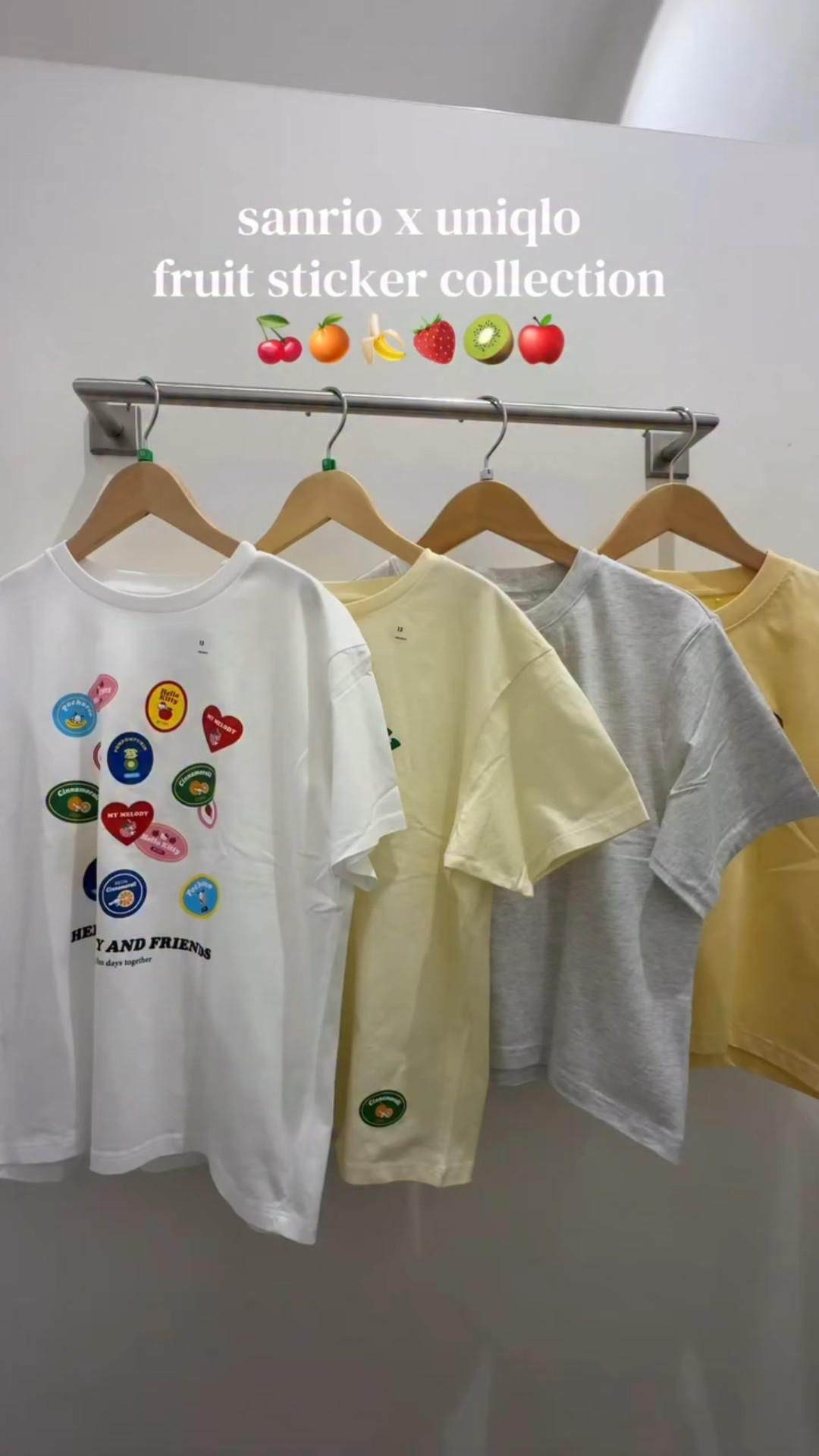 I loveeeeee the new @sanrio x @uniqlousa fruit sticker collection! I’m not sure if I prefer the kids or womens t-shirts though. 

For reference, I’m 5,2” and 125 lbs.



#uniqlo #uniqlousa #sanrio #hellokittyandfriends #tryonhaul

#LTKPetite