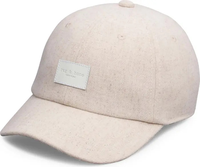 Addison Recycled Polyester & Wool Baseball Cap | Nordstrom
