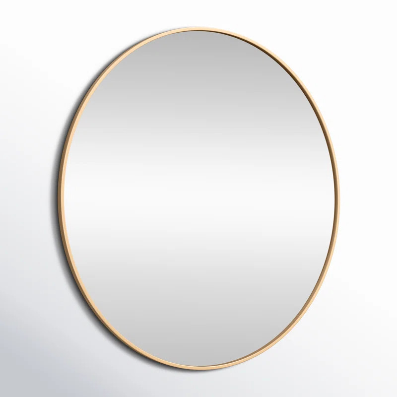 Sabine Metal Round Wall Mirror | Joss & Main