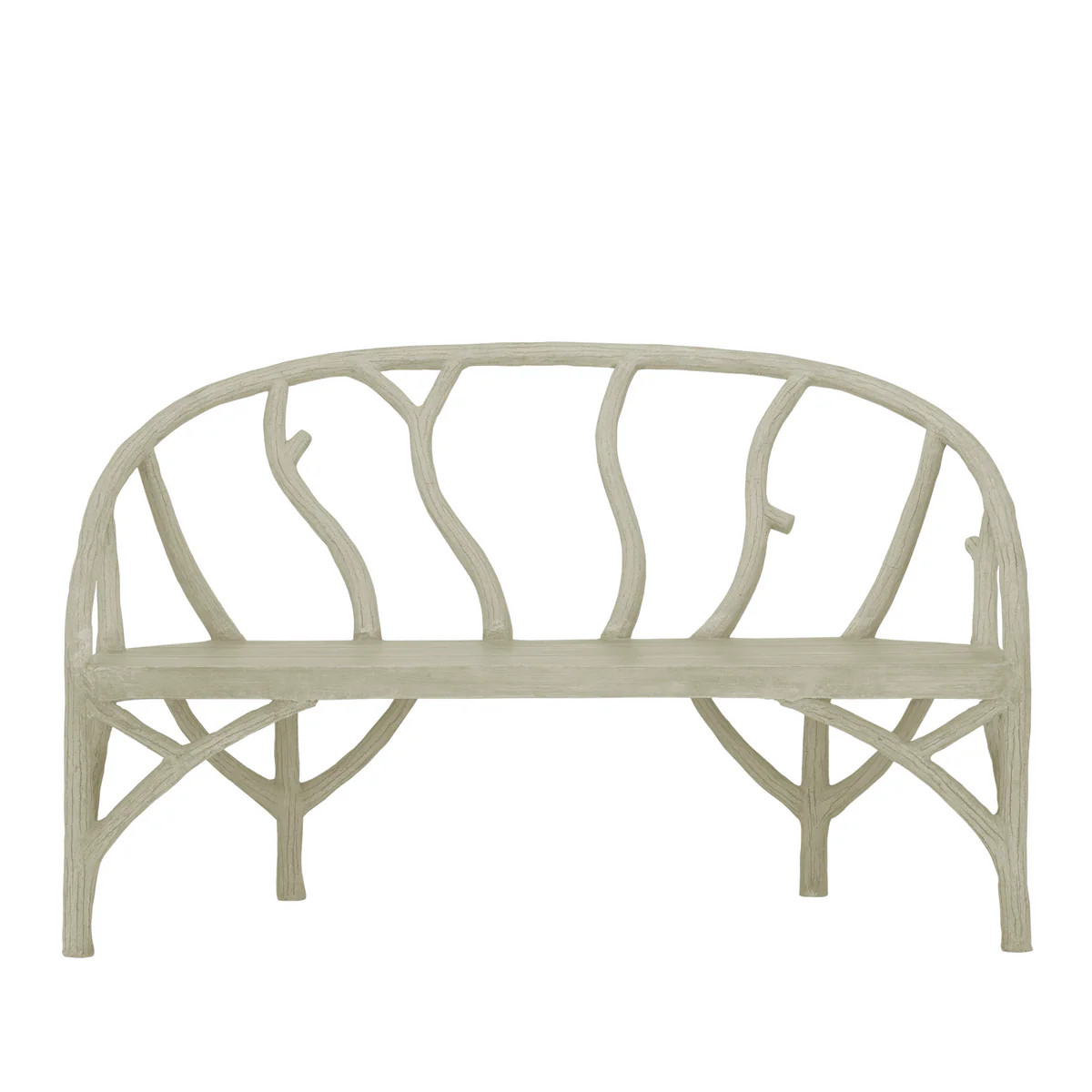 Arbor Faux Bois Bench | The Well Appointed House, LLC