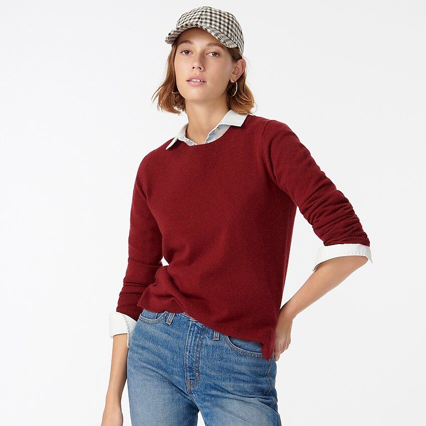 Cashmere crewneck sweater | J.Crew US