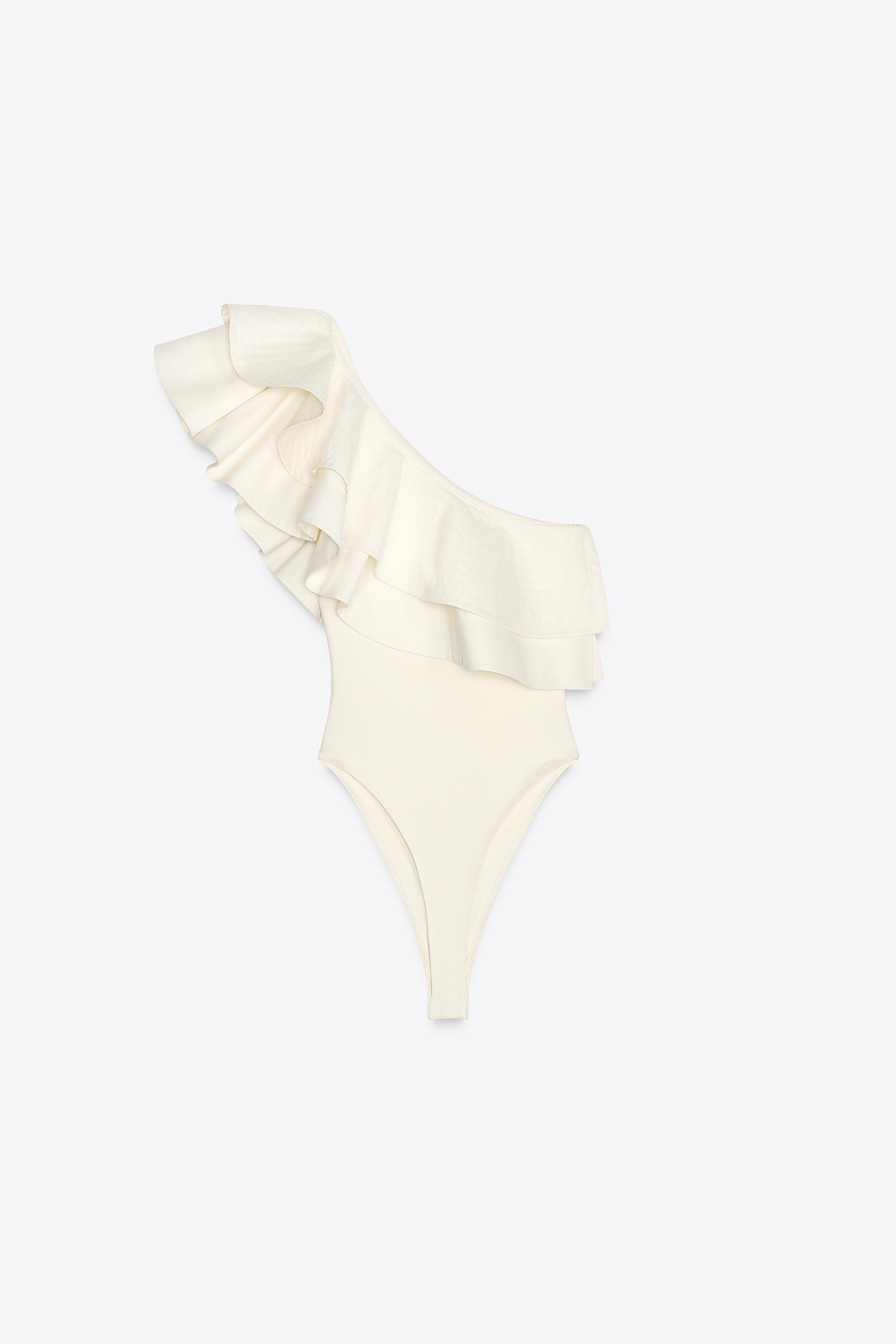 COMBINED ASYMMETRIC BODYSUIT | Zara US