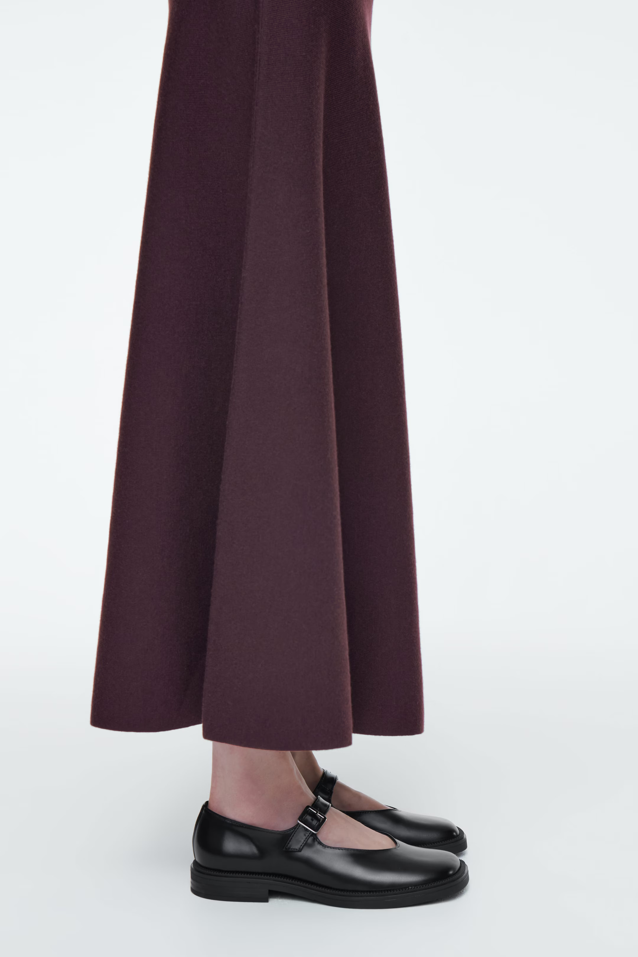 CHUNKY LEATHER MARY-JANE SHOES - BLACK | COS UK