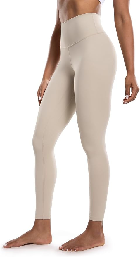 POSHDIVAH Women's Yoga Leggings High Waisted Cloud-Feeling Workout Lounge Pants 25" for Running A... | Amazon (US)