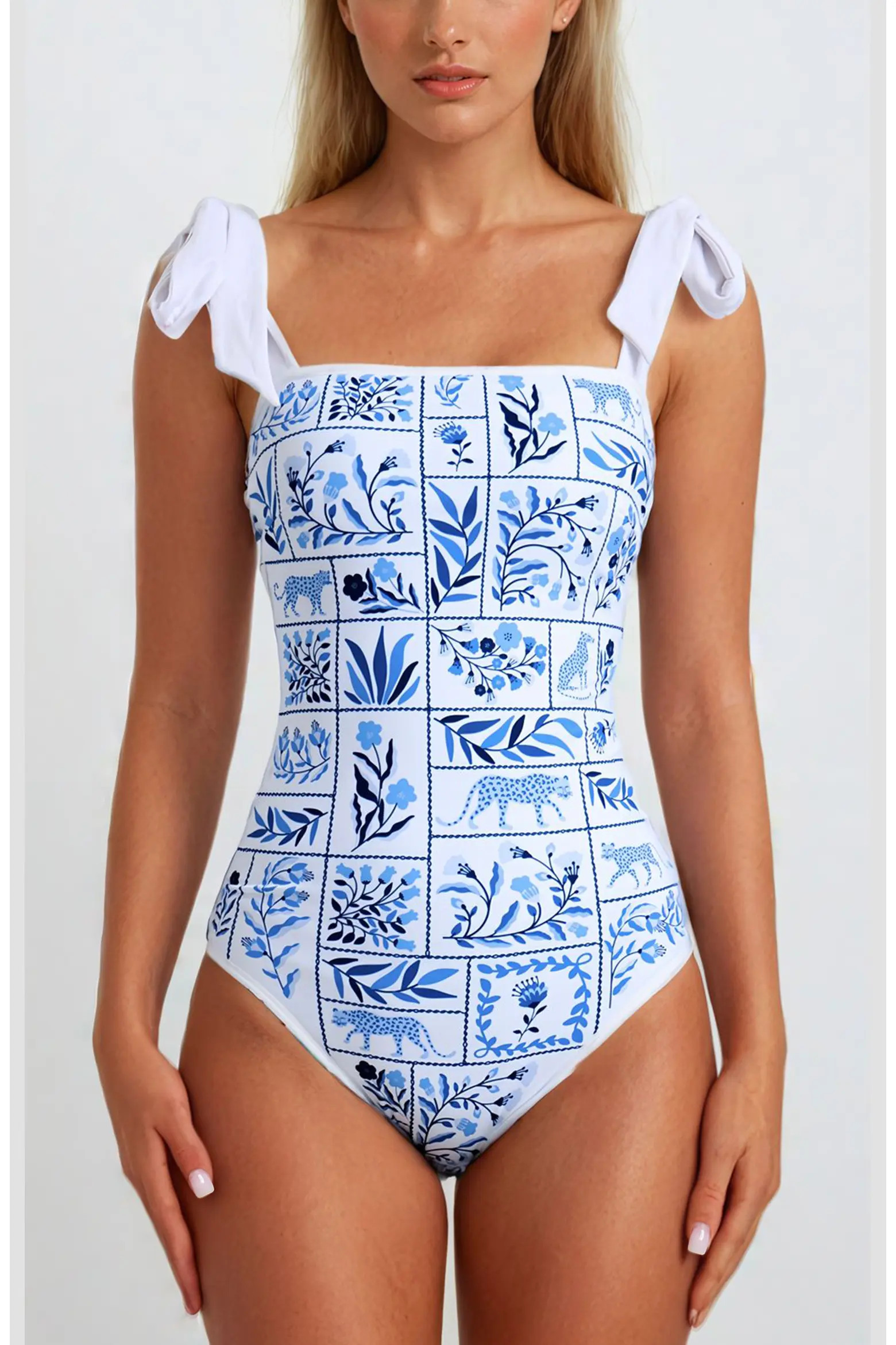 Blue Garden Reversible One-Piece Swimsuit (Women) | Nordstrom | Nordstrom