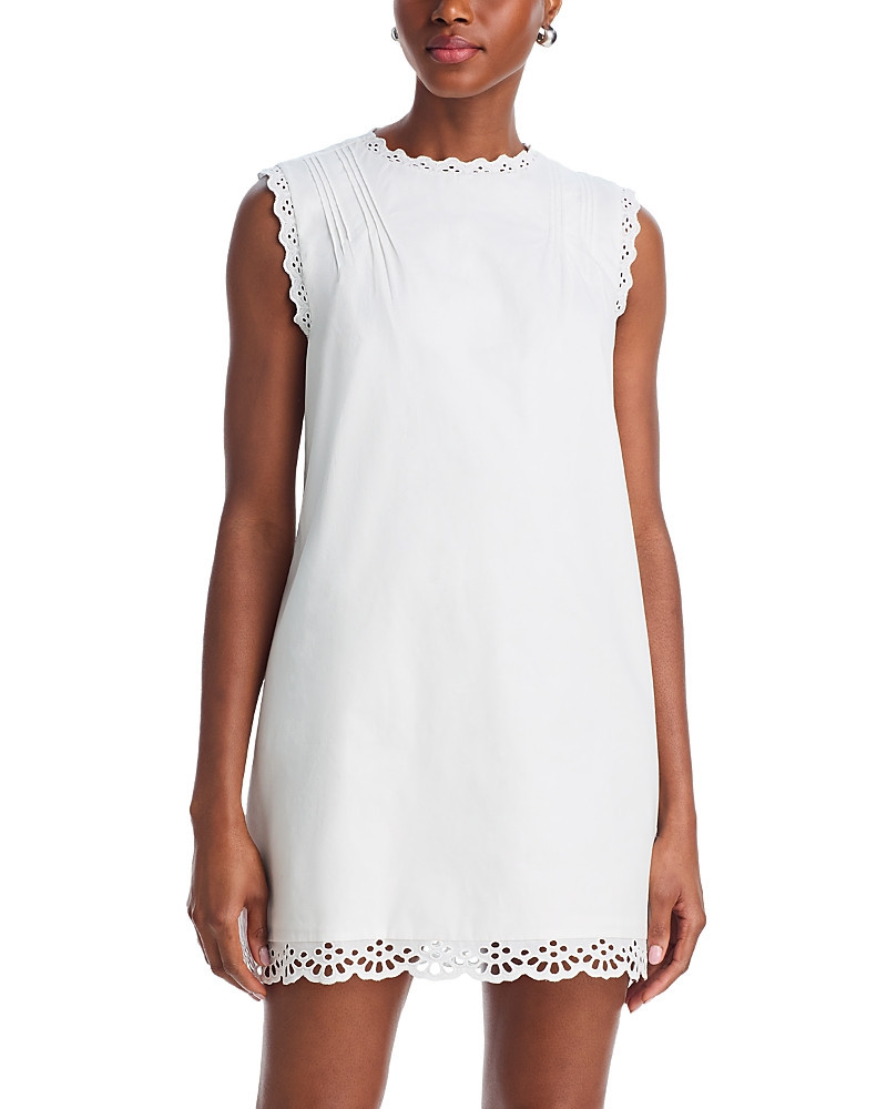 Aqua Julie Eyelet Trim Dress - Exclusive | Bloomingdale's (US)