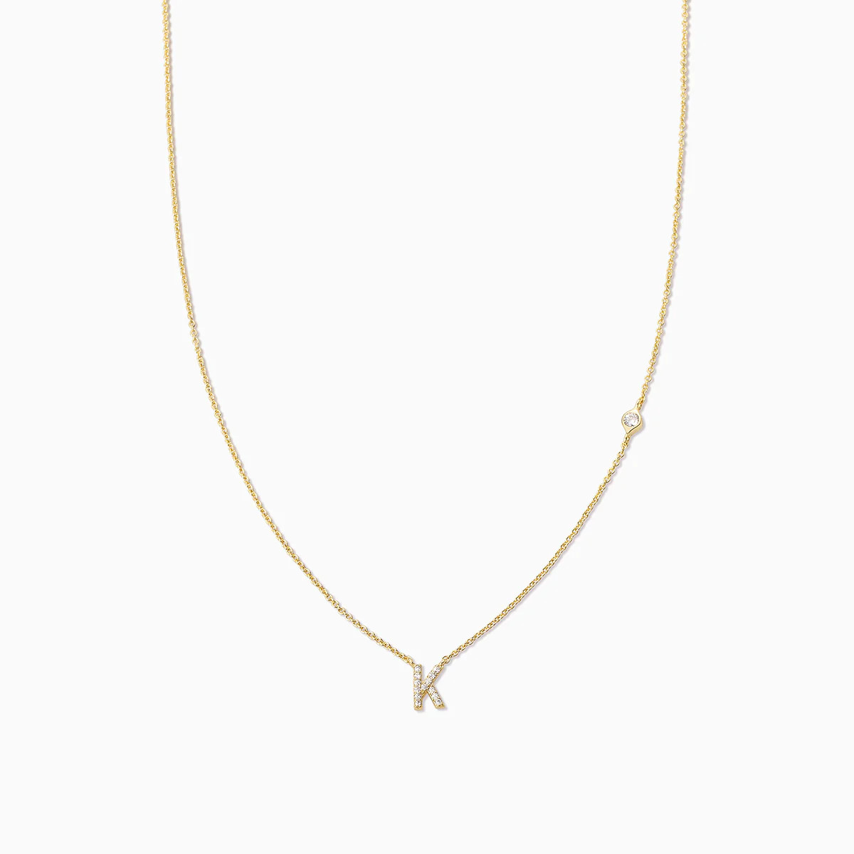 Pavé Initial Necklace | Uncommon James