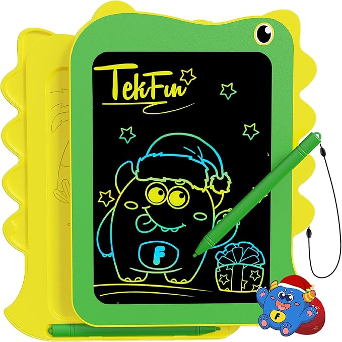 TEKFUN LCD Writing Tablet for Kids, Doodle Board Drawing Pad, Dinosaur Toys for Kids, Travel Toys... | Amazon (US)