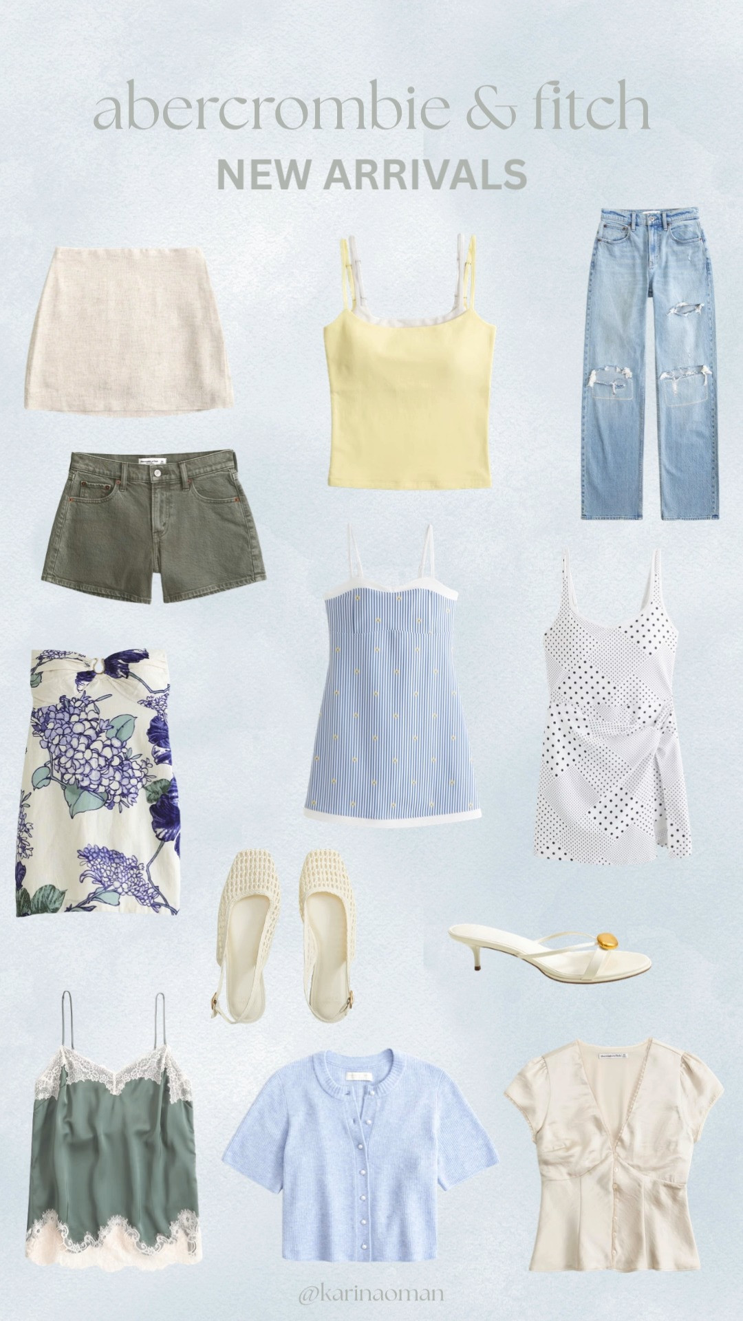 Abercrombie & Fitch new arrivals are so cute! 🌸 There are so many pieces and colors perfect for spring outfits, spring break looks, and vacation wardrobes. I’m loving all the pastel colors this season. Such a fun way to add brightness to your closet!

Whether you’re planning a spring getaway, refreshing your spring wardrobe, or just looking for cute casual outfits, these new arrivals are full of spring fashion must-haves. Everything is linked for easy shopping!

#abercrombieandfitch #springfashion2026 #springoutfits #springbreakstyle #vacationoutfits #pastelfashion #casualoutfits #LTKspring #LTKstyle #ootdideas 

 #LTKSaleAlert #LTKPetite #LTKTravel