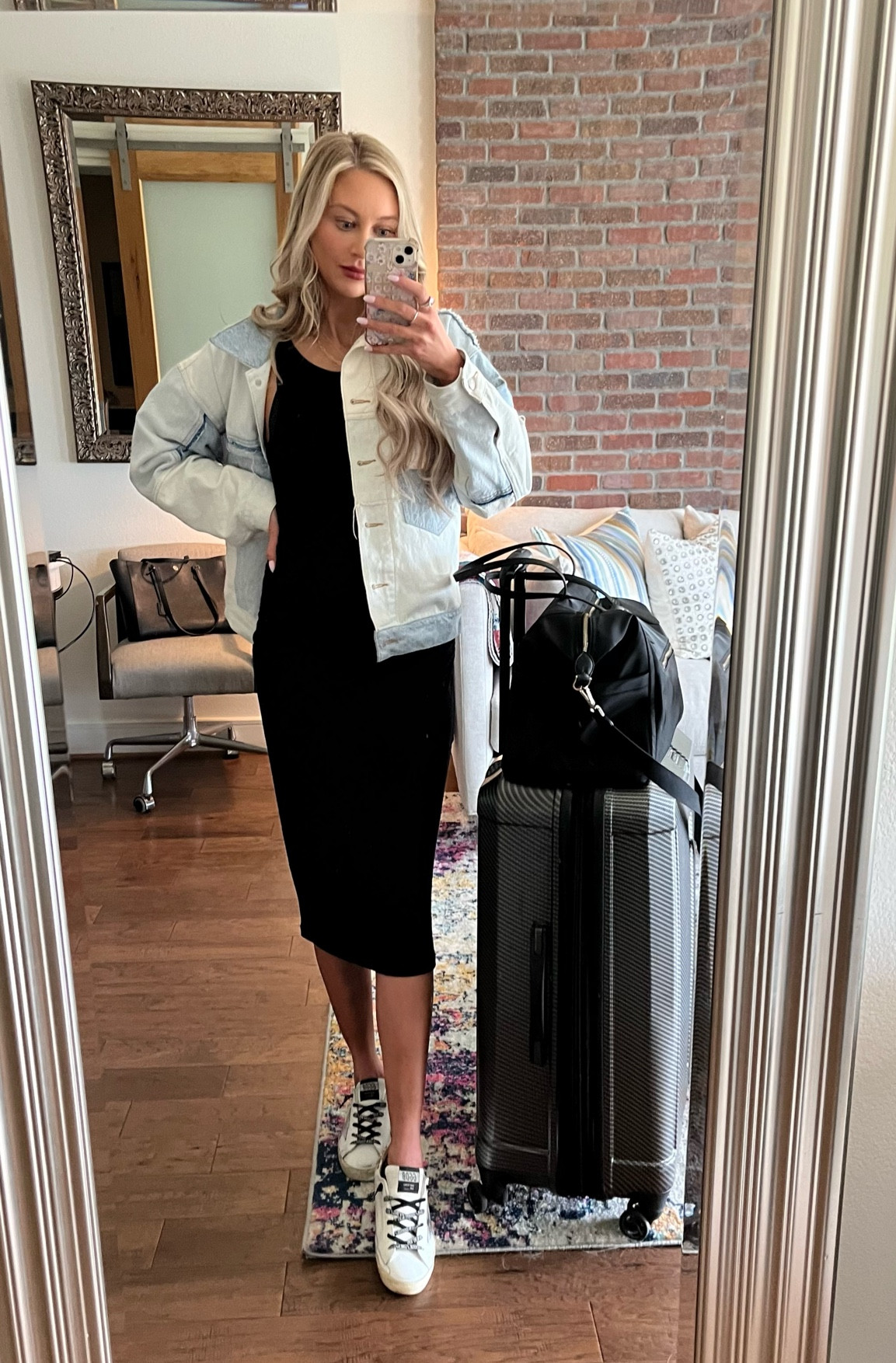 This has been my go to travel outfit for years. You can look chic and classy and be comfy. Such a simple airport outfit idea for 2024

#LTKwedding #LTKtravel