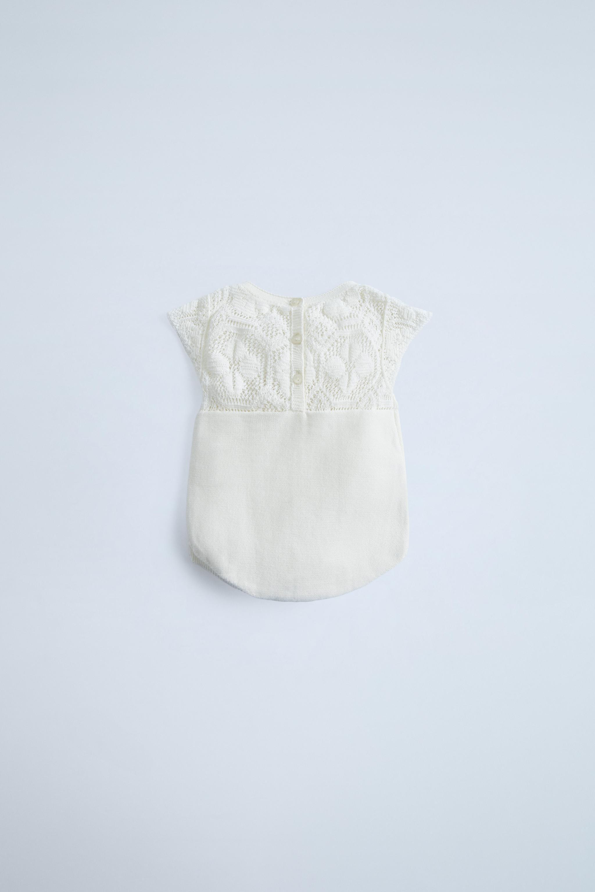 OPENWORK KNIT JUMPSUIT | Zara US