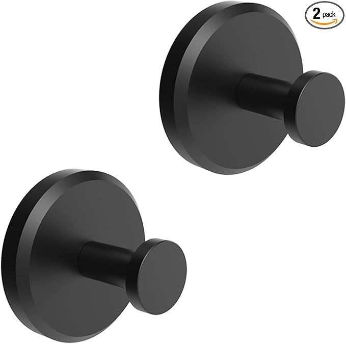 HOME SO Suction Cup Hooks for Shower, Bathroom, Kitchen, Glass Door, Mirror, Tile – Loofah, Tow... | Amazon (US)