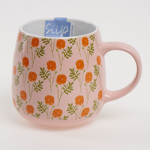 Pink The Cottage Floral Ceramic Mug 9x9cm | TK Maxx