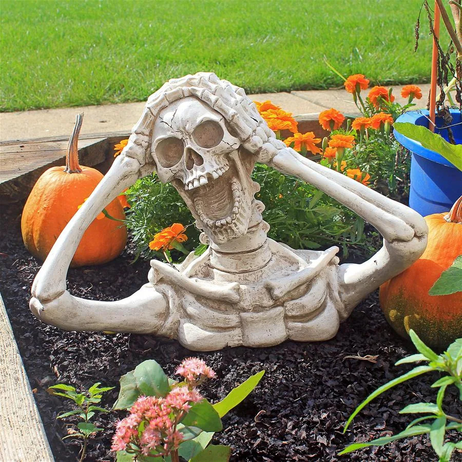 Design Toscano Large Shriek The Skeleton Statue | Bed Bath & Beyond
