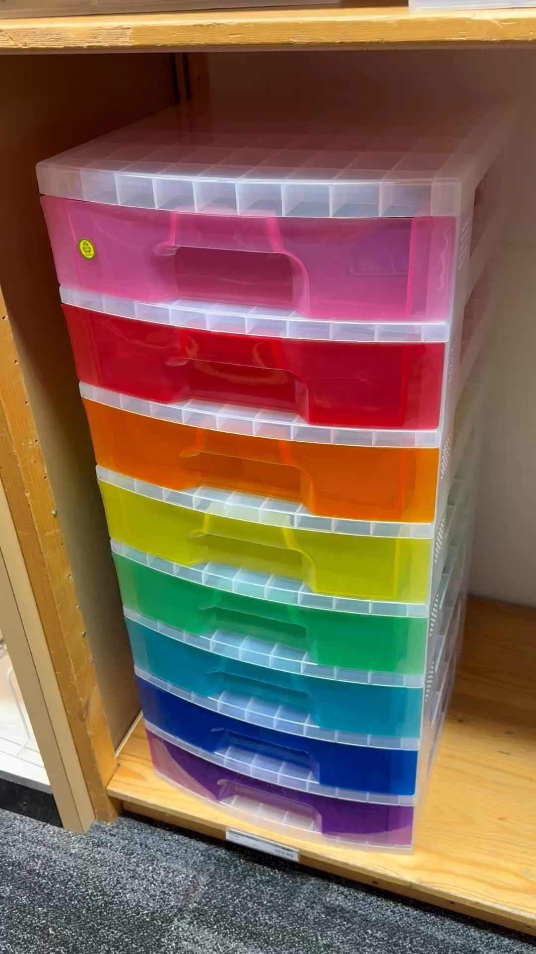 What a fun storage unit for craft supplies, home office, toys, and classroom. 🌈 This 8-drawer rolling cart features storage trays in a rainbow of colors. Wheels are included, but also optional and removable. Drawer inserts are available with 15 compartments. Storage unit is available in rainbow and clear. ✨

And if you’re a mosaic artist this would be a great way to store tools, bottles of adhesives, protective eyewear, smaller sheets of stained glass, and paper pads + pens/pencils. For mosaic tips, tutorials + inspiration please visit my YouTube channel: YouTube.com/julieweilbacher, and follow @julieweilbacher on Instagram.

#craftssupplies #homeofficestorage #classroomstorage #rollingcabinet #thecontainerstore #storagecabinet #mosaic #craftsroomstorage


#LTKHome