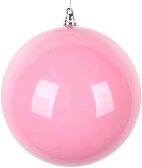 Vickerman 783795-6" Hot Pink Enamel High Gloss Ball Christmas Tree Ornament (4 pack) (MT250659W) | Amazon (US)