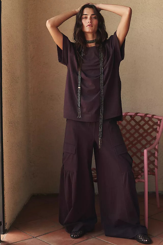 Russell Set by free-est at Free People, Chocolate Merlot, S | Free People (Global - UK&FR Excluded)