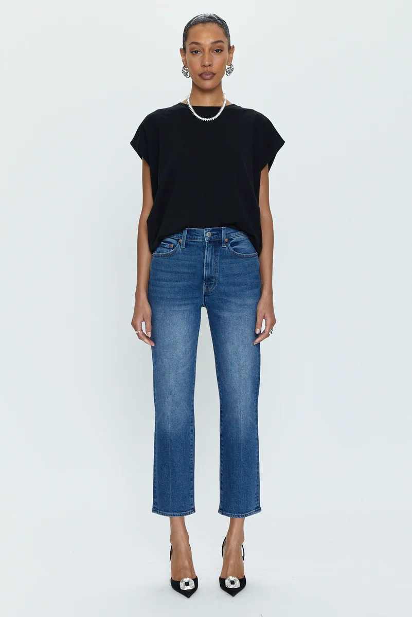 Charlie High Rise Straight Jean - Augustus | Pistola Denim