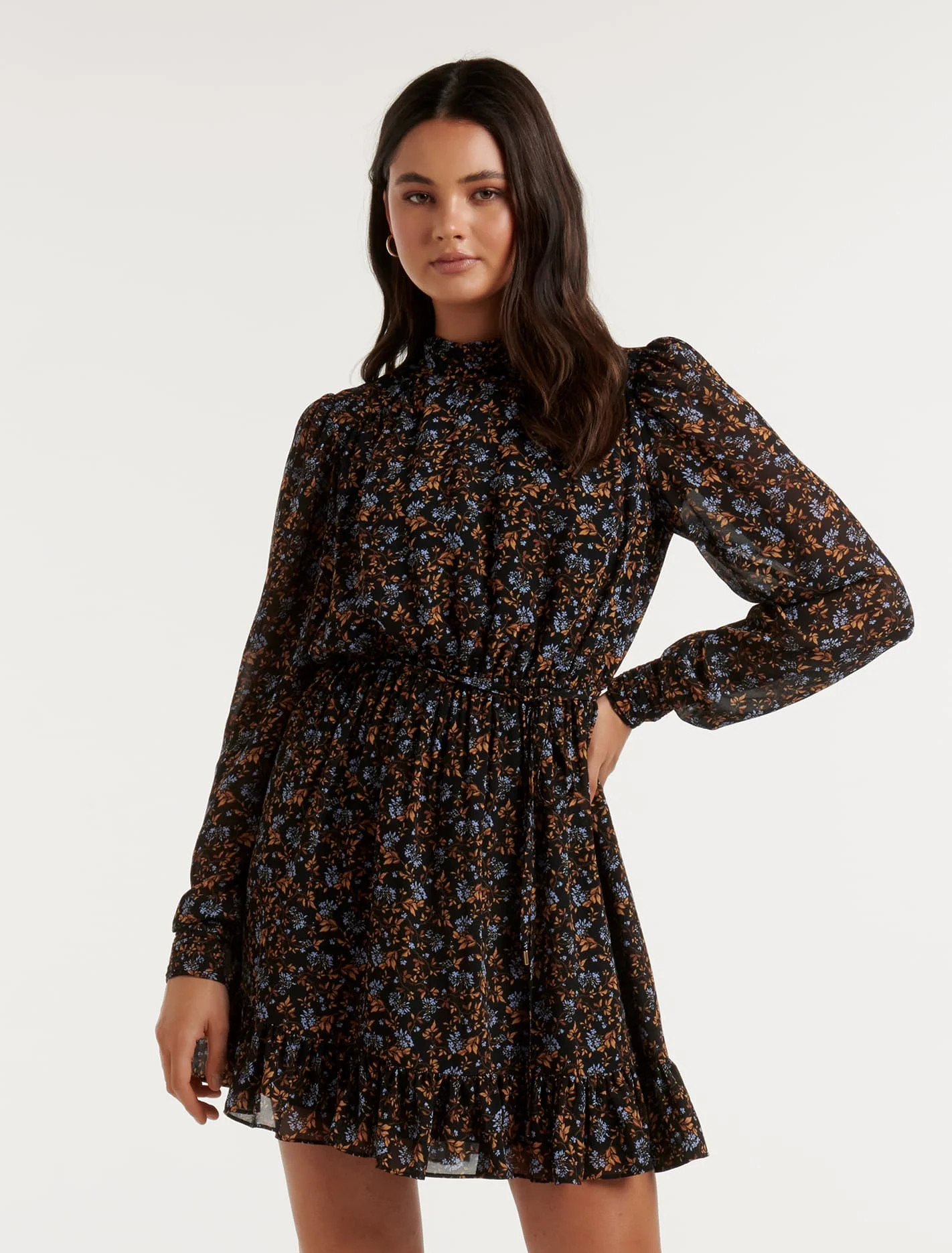 Gianna High-Neck Mini Dress | Ever New (CA)