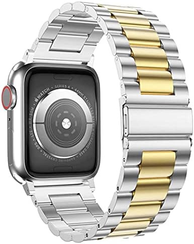 Handygear Stainless Sport Band Compatible with Apple Watch, Premium Steel Bracelet Strap Replacem... | Amazon (US)
