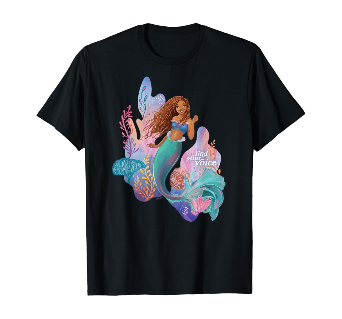 Disney The Little Mermaid Ariel Find Your Voice T-Shirt | Amazon (US)