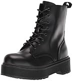 Yoki Women's Kenzo-06 Combat Boot, Black, 11 Medium US | Amazon (US)