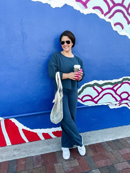 This @consciousclothing French Terry set was the perfect comfy, casual outfit for a chilly morning at the market. Their clothing is handmade with sustainable, biodegradable and organically grown fibers in America.  Available in sizes XS-4XL.

#Ad #consciousclothing #consciousclothingpartner #sustainableclothing 

#LTKstyletip #LTKmidsize #LTKActive