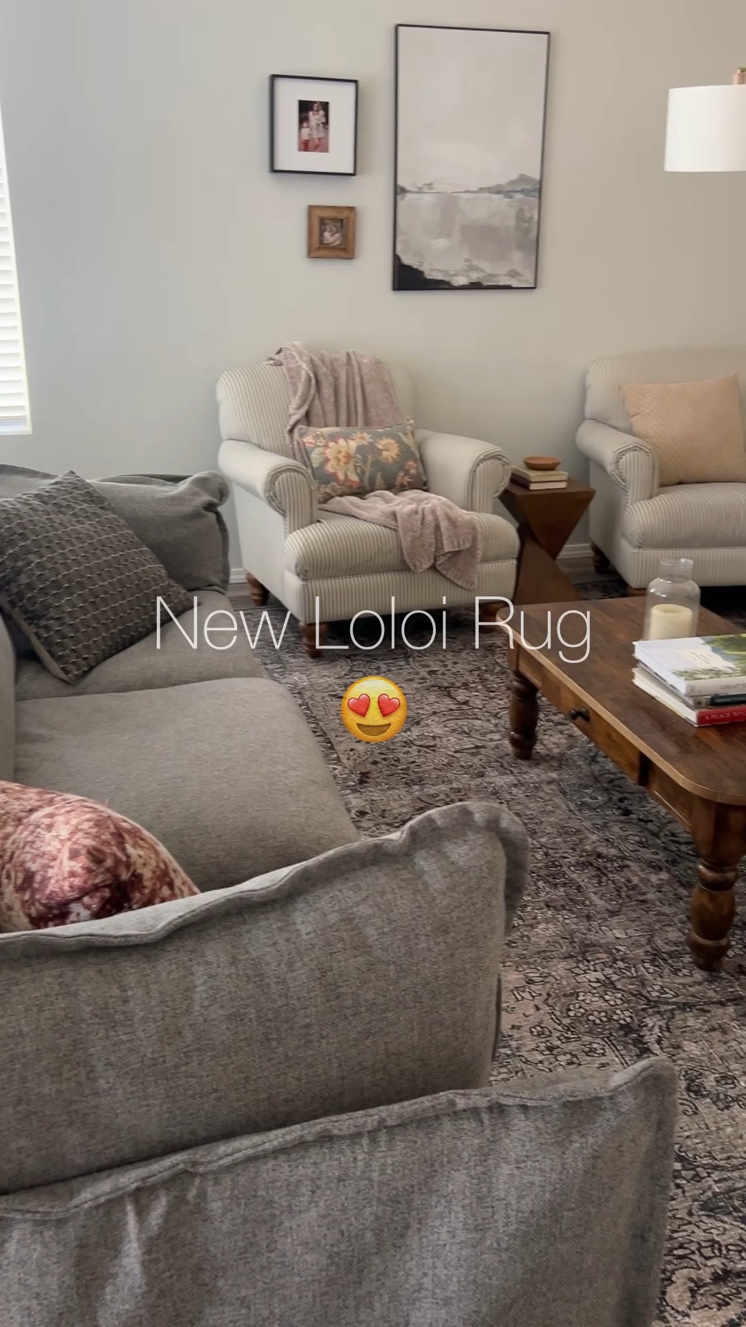 Vintage style Loloi flat weave rug // living room refresh // room reveal // family room ideas // kid friendly home decor 

#LTKHome